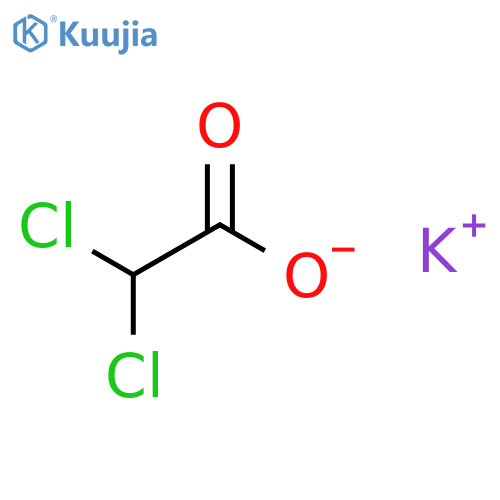 Acetic acid,2,2-dichloro-, potassium salt (1:1) structure