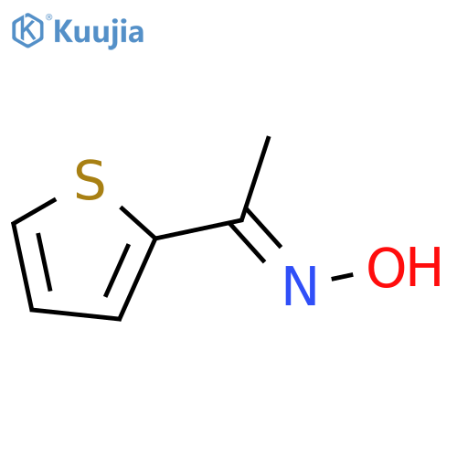 (1Z)-1-(2-thienyl)ethanone oxime structure