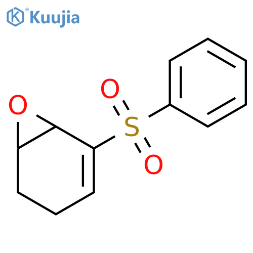 7-Oxabicyclo[4.1.0]hept-2-ene, 2-(phenylsulfonyl)-, (1S,6S)- structure