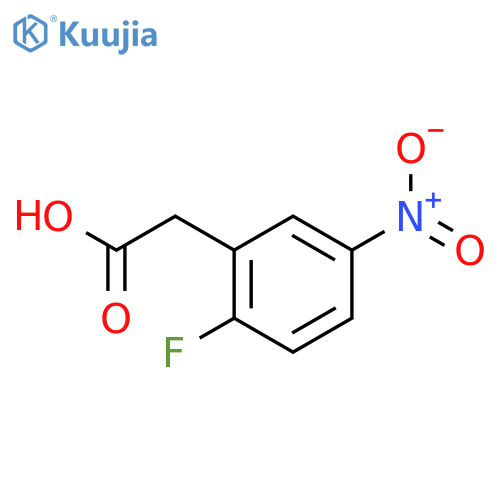 2-Fluoro-5-nitrophenylacetic acid structure