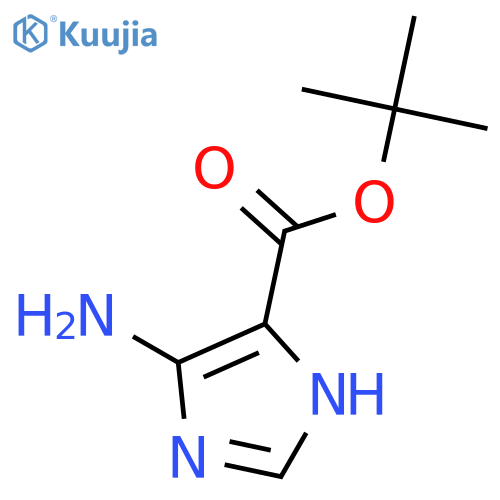 tert-Butyl 5-amino-1H-imidazole-4-carboxylate structure