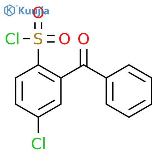 2-Benzoyl-4-chlorobenzenesulfonyl chloride structure