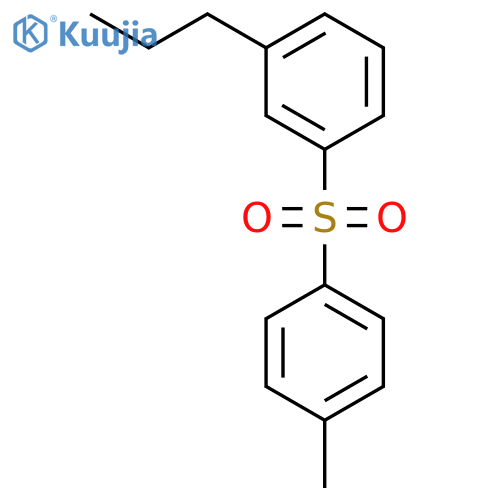 Benzene, 1-[(4-methylphenyl)sulfonyl]-3-propyl- structure