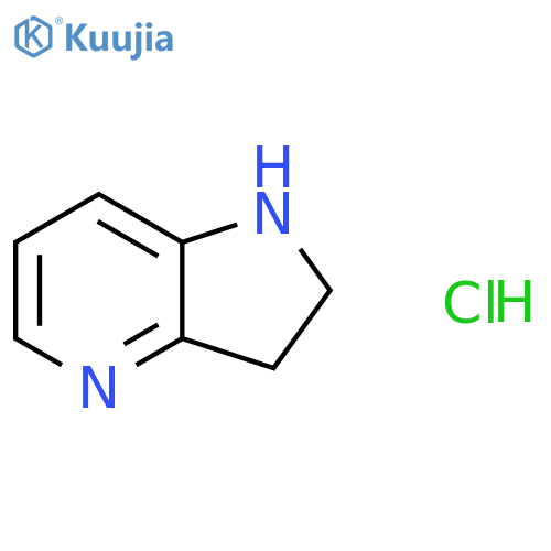2,3-dihydro-1H-pyrrolo[3,2-b]pyridine hydrochloride structure