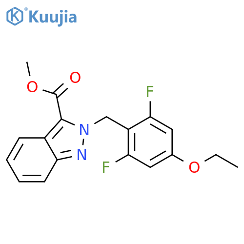 Methyl 2-(4-ethoxy-2,6-difluorobenzyl)-2H-indazole-3-carboxylate structure