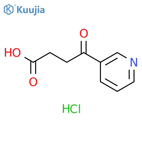 4-Oxo-4-(pyridin-3-yl)butanoic acid hydrochloride structure