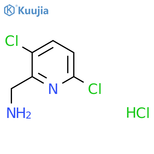 (3,6-Dichloropyridin-2-yl)methanamine hydrochloride structure