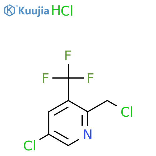 5-Chloro-2-(chloromethyl)-3-(trifluoromethyl)pyridine hydrochloride structure