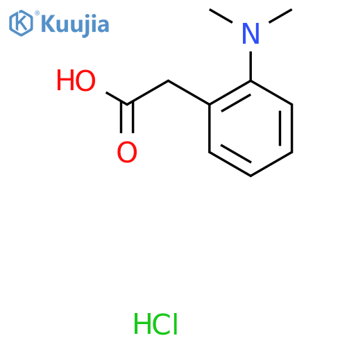 (2-Dimethylamino-phenyl)-acetic acid hydrochloride structure