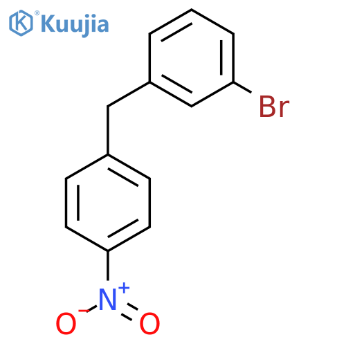 1-Bromo-3-(4-nitrobenzyl)benzene structure