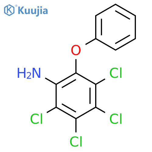 2,3,4,5-Tetrachloro-6-phenoxyaniline structure