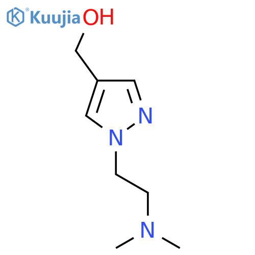 (1-(2-(Dimethylamino)ethyl)-1H-pyrazol-4-yl)methanol structure