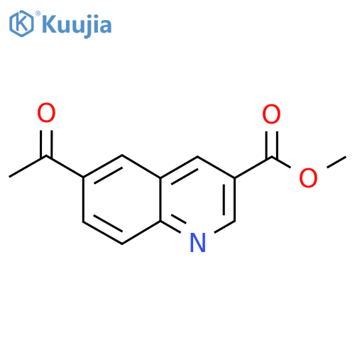Methyl 6-acetylquinoline-3-carboxylate structure