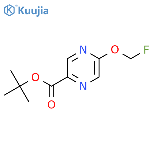 tert-Butyl 5-(fluoromethoxy)pyrazine-2-carboxylate structure
