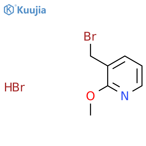 3-(Bromomethyl)-2-methoxypyridine hydrobromide structure