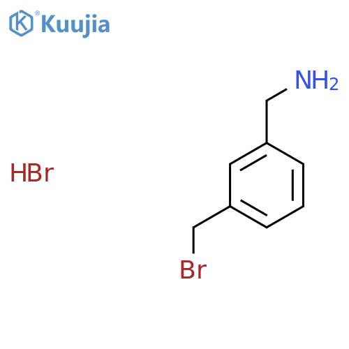 (3-(Bromomethyl)phenyl)methanamine hydrobromide structure