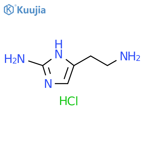 5-(2-Aminoethyl)-1H-imidazol-2-amine hydrochloride structure
