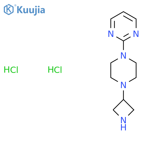 2-(4-(Azetidin-3-yl)piperazin-1-yl)pyrimidine dihydrochloride structure