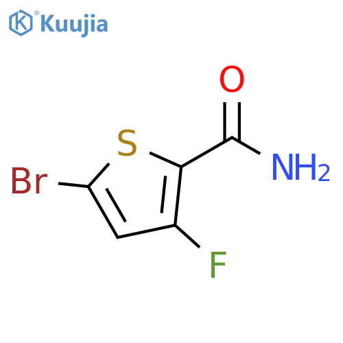 2-Thiophenecarboxamide, 5-bromo-3-fluoro- structure