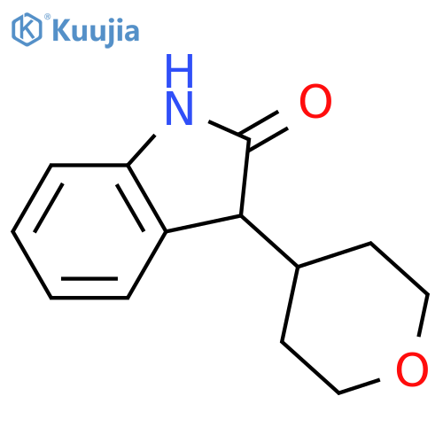 3-(Tetrahydro-2H-Pyran-4-Yl)Indolin-2-One structure