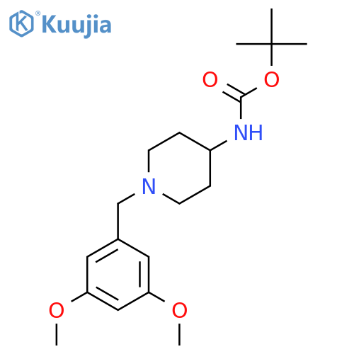 Tert-Butyl (1-(3,5-dimethoxybenzyl)piperidin-4-yl)carbamate structure