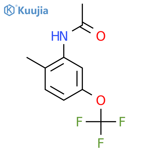 N-(2-Methyl-5-(trifluoromethoxy)phenyl)acetamide structure