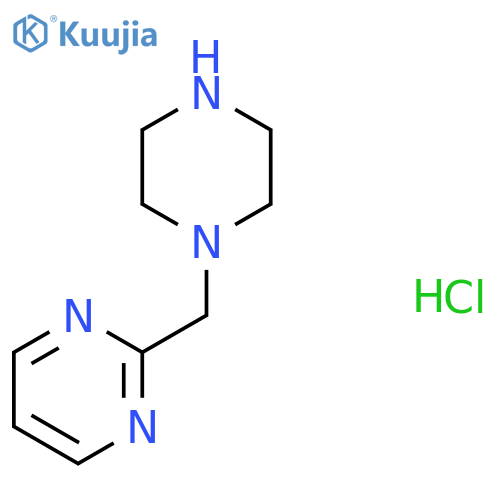 2-(Piperazin-1-ylmethyl)pyrimidine hydrochloride structure