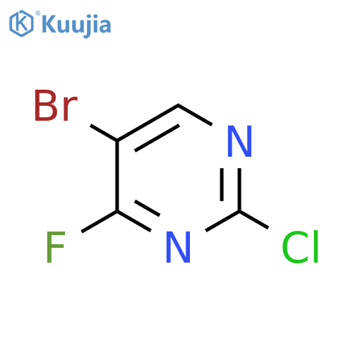 5-Bromo-2-chloro-4-fluoropyrimidine structure