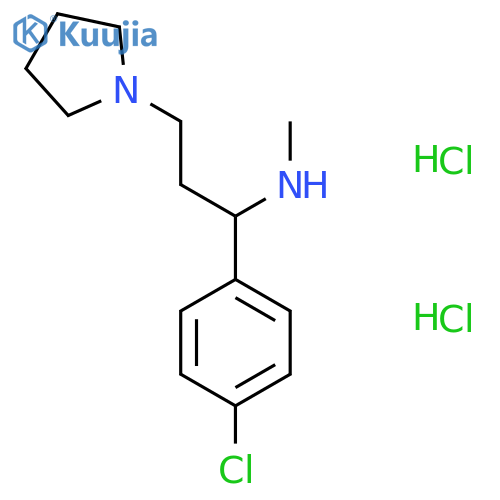 1-(4-Chlorophenyl)-N-methyl-3-(pyrrolidin-1-yl)propan-1-amine dihydrochloride structure
