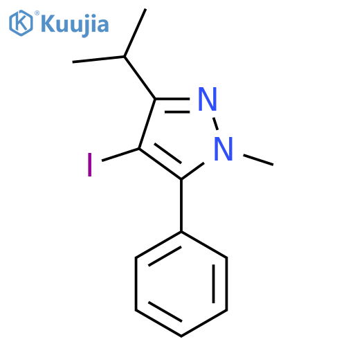 4-Iodo-3-isopropyl-1-methyl-5-phenyl-1H-pyrazole structure