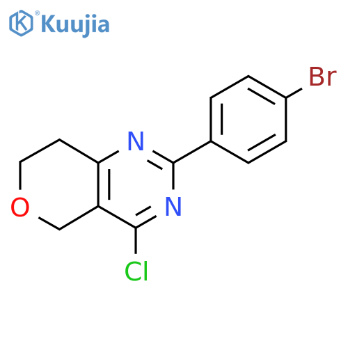2-(4-Bromophenyl)-4-chloro-7,8-dihydro-5H-pyrano[4,3-D]pyrimidine structure