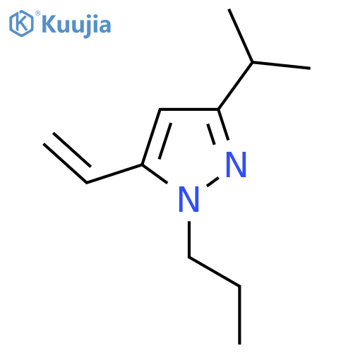 3-Isopropyl-1-propyl-5-vinyl-1H-pyrazole structure
