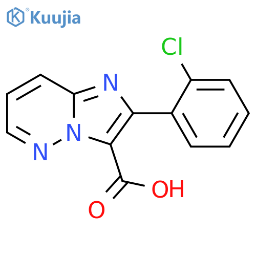 2-(2-CHLOROPHENYL)IMIDAZO[1,2-B]PYRIDAZINE-3-CARBOXYLIC ACID structure