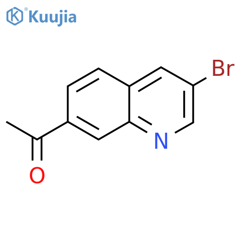 1-(3-bromo-7-quinolyl)ethanone structure