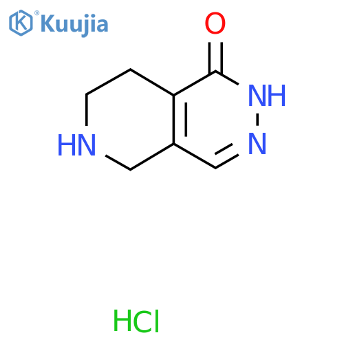 1H,2H,5H,6H,7H,8H-pyrido3,4-dpyridazin-1-one hydrochloride structure