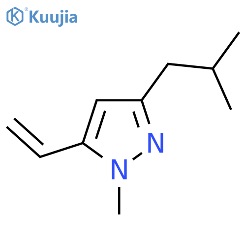 3-Isobutyl-1-methyl-5-vinyl-1H-pyrazole structure