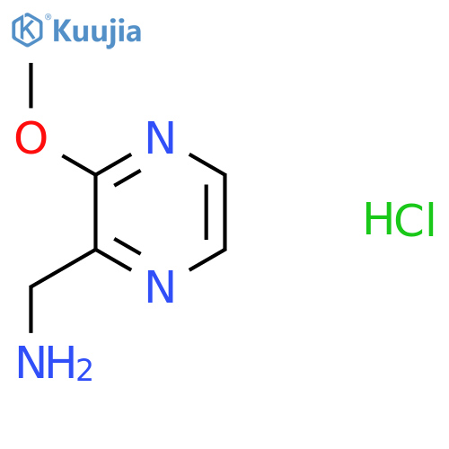 (3-Methoxypyrazin-2-yl)methanamine hydrochloride structure