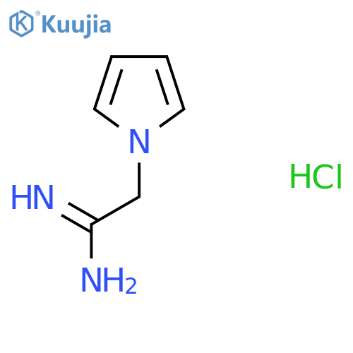 2-(1H-Pyrrol-1-yl)acetimidamide hydrochloride structure