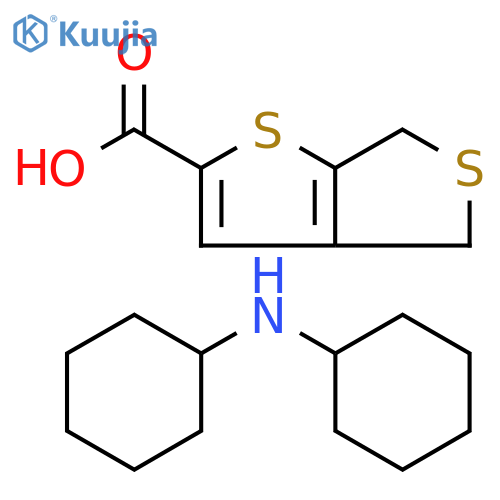 Dicyclohexylamine 4,6-dihydrothieno[3,4-b]thiophene-2-carboxylate structure