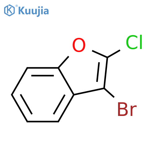3-bromo-2-chloro-1-benzofuran structure