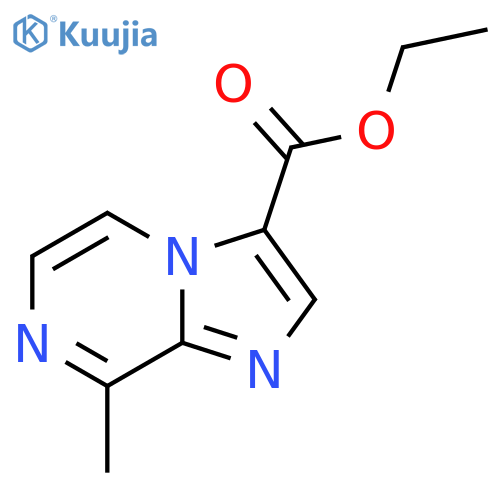 Ethyl 8-methylimidazo[1,2-a]pyrazine-3-carboxylate structure