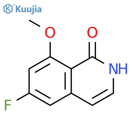 6-Fluoro-8-methoxyisoquinolin-1-ol structure
