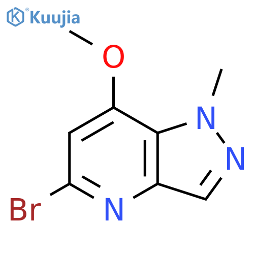 5-Bromo-7-methoxy-1-methyl-1H-pyrazolo4,3-bpyridine structure
