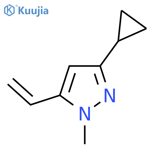 3-Cyclopropyl-1-methyl-5-vinyl-1H-pyrazole structure