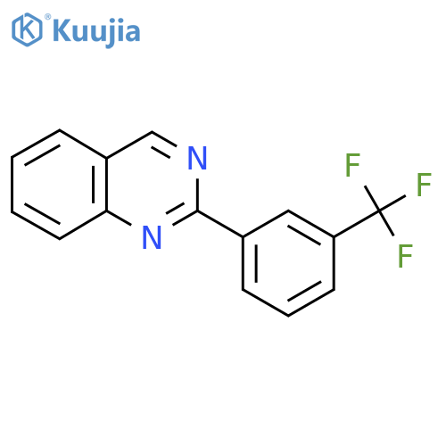 2-(3-(Trifluoromethyl)phenyl)quinazoline structure