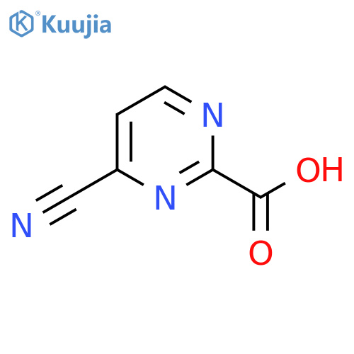 4-Cyanopyrimidine-2-carboxylic acid structure