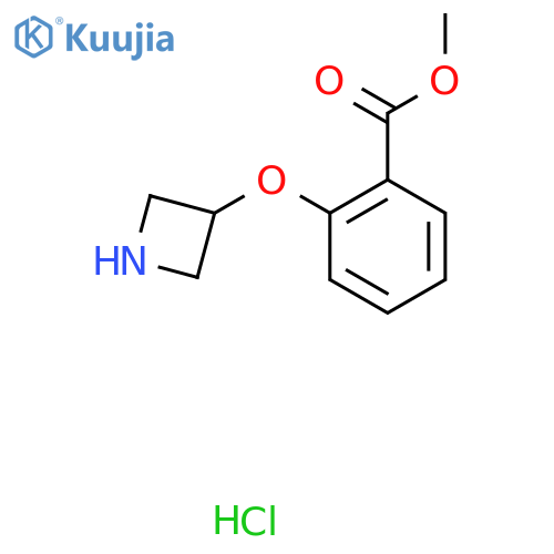 Methyl 2-(azetidin-3-yloxy)benzoate hydrochloride structure