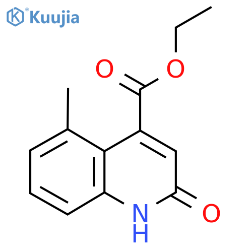 Ethyl 5-methyl-2-oxo-1,2-dihydroquinoline-4-carboxylate structure