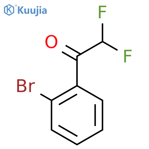 1-(2-bromophenyl)-2,2-difluoroethan-1-one structure