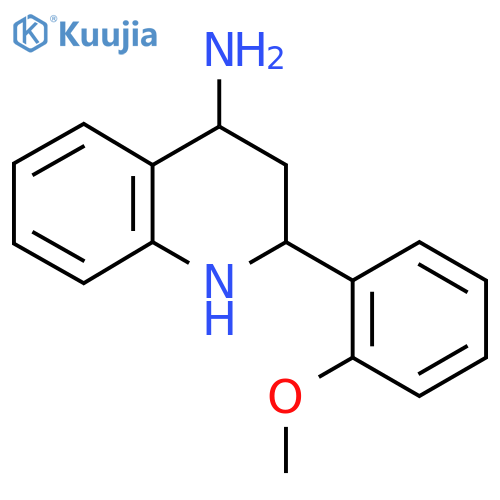 2-(2-Methoxyphenyl)-1,2,3,4-tetrahydroquinolin-4-amine structure
